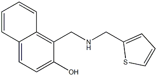 1-{[(thiophen-2-ylmethyl)amino]methyl}naphthalen-2-ol