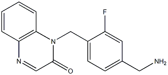 1-{[4-(aminomethyl)-2-fluorophenyl]methyl}-1,2-dihydroquinoxalin-2-one