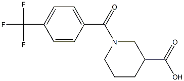 1-{[4-(trifluoromethyl)phenyl]carbonyl}piperidine-3-carboxylic acid|