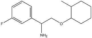 1-{1-amino-2-[(2-methylcyclohexyl)oxy]ethyl}-3-fluorobenzene|