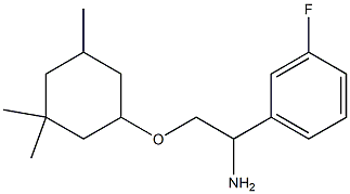 1-{1-amino-2-[(3,3,5-trimethylcyclohexyl)oxy]ethyl}-3-fluorobenzene Structure