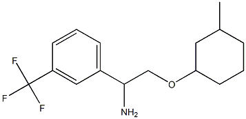 1-{1-amino-2-[(3-methylcyclohexyl)oxy]ethyl}-3-(trifluoromethyl)benzene|