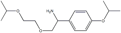 1-{1-amino-2-[2-(propan-2-yloxy)ethoxy]ethyl}-4-(propan-2-yloxy)benzene