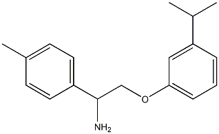 1-{1-amino-2-[3-(propan-2-yl)phenoxy]ethyl}-4-methylbenzene