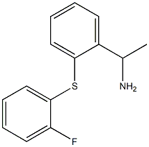  1-{2-[(2-fluorophenyl)sulfanyl]phenyl}ethan-1-amine