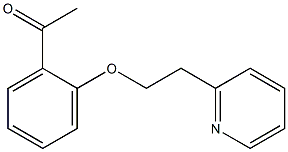 1-{2-[2-(pyridin-2-yl)ethoxy]phenyl}ethan-1-one