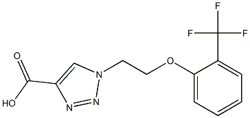  1-{2-[2-(trifluoromethyl)phenoxy]ethyl}-1H-1,2,3-triazole-4-carboxylic acid