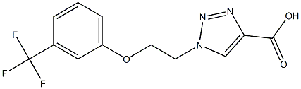 1-{2-[3-(trifluoromethyl)phenoxy]ethyl}-1H-1,2,3-triazole-4-carboxylic acid