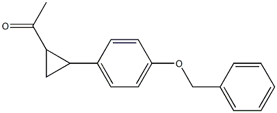 1-{2-[4-(benzyloxy)phenyl]cyclopropyl}ethan-1-one|