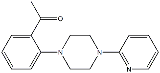 1-{2-[4-(pyridin-2-yl)piperazin-1-yl]phenyl}ethan-1-one,,结构式