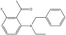 1-{2-[benzyl(ethyl)amino]-6-fluorophenyl}ethan-1-one