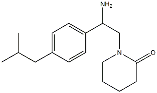 1-{2-amino-2-[4-(2-methylpropyl)phenyl]ethyl}piperidin-2-one