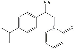 1-{2-amino-2-[4-(propan-2-yl)phenyl]ethyl}-1,2-dihydropyridin-2-one Structure