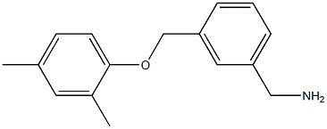 1-{3-[(2,4-dimethylphenoxy)methyl]phenyl}methanamine 化学構造式