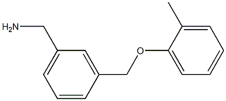 1-{3-[(2-methylphenoxy)methyl]phenyl}methanamine Struktur