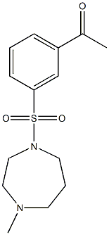 1-{3-[(4-methyl-1,4-diazepane-1-)sulfonyl]phenyl}ethan-1-one