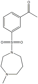  1-{3-[(4-methyl-1,4-diazepane-1-)sulfonyl]phenyl}ethan-1-one