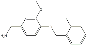 1-{3-methoxy-4-[(2-methylbenzyl)oxy]phenyl}methanamine