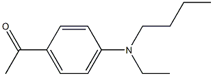 1-{4-[butyl(ethyl)amino]phenyl}ethan-1-one Structure