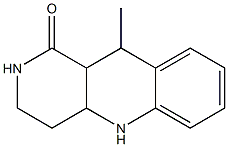 10-methyl-1H,2H,3H,4H,4aH,5H,10H,10aH-benzo[b]1,6-naphthyridin-1-one Structure