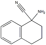 1-amino-1,2,3,4-tetrahydronaphthalene-1-carbonitrile 结构式