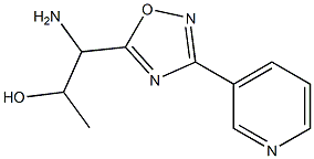 1-amino-1-[3-(pyridin-3-yl)-1,2,4-oxadiazol-5-yl]propan-2-ol Structure