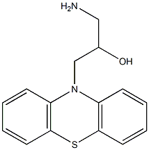 1-amino-3-(10H-phenothiazin-10-yl)propan-2-ol 结构式