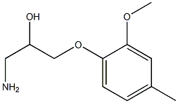 1-amino-3-(2-methoxy-4-methylphenoxy)propan-2-ol