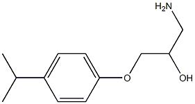 1-amino-3-(4-isopropylphenoxy)propan-2-ol Structure