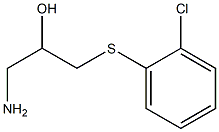 1-amino-3-[(2-chlorophenyl)sulfanyl]propan-2-ol