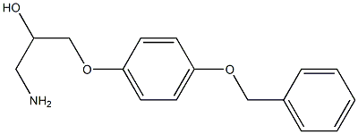 1-amino-3-[4-(benzyloxy)phenoxy]propan-2-ol|