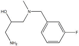 1-amino-3-{[(3-fluorophenyl)methyl](methyl)amino}propan-2-ol