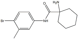 1-amino-N-(4-bromo-3-methylphenyl)cyclohexanecarboxamide