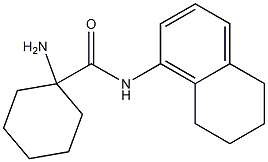 1-amino-N-(5,6,7,8-tetrahydronaphthalen-1-yl)cyclohexane-1-carboxamide|