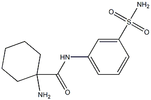 1-amino-N-[3-(aminosulfonyl)phenyl]cyclohexanecarboxamide
