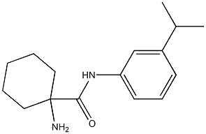 1-amino-N-[3-(propan-2-yl)phenyl]cyclohexane-1-carboxamide