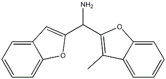 1-benzofuran-2-yl(3-methyl-1-benzofuran-2-yl)methanamine,,结构式