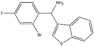  1-benzothiophen-3-yl(2-bromo-4-fluorophenyl)methanamine