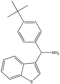  1-benzothiophen-3-yl(4-tert-butylphenyl)methanamine