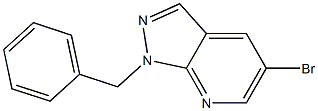 1-benzyl-5-bromo-1H-pyrazolo[3,4-b]pyridine Structure