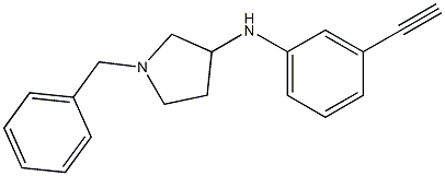 1-benzyl-N-(3-ethynylphenyl)pyrrolidin-3-amine