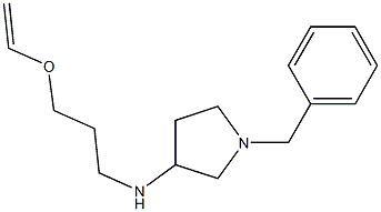 1-benzyl-N-[3-(ethenyloxy)propyl]pyrrolidin-3-amine Struktur