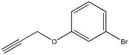 1-bromo-3-(prop-2-ynyloxy)benzene,,结构式