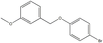 1-bromo-4-[(3-methoxyphenyl)methoxy]benzene Structure