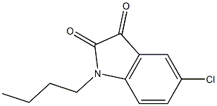 1-butyl-5-chloro-2,3-dihydro-1H-indole-2,3-dione|