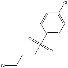 1-chloro-4-[(3-chloropropyl)sulfonyl]benzene Structure
