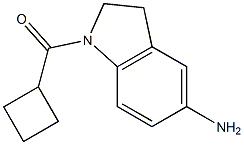 1-cyclobutanecarbonyl-2,3-dihydro-1H-indol-5-amine 结构式