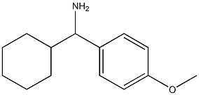 1-cyclohexyl-1-(4-methoxyphenyl)methanamine Structure