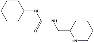 1-cyclohexyl-3-(piperidin-2-ylmethyl)urea Structure