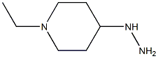 1-ethyl-4-hydrazinylpiperidine Struktur